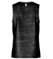 MASTERS Koszulka bez Rękawów do Kick Lightu FIGHT Czarna WAKO