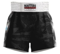 MASTERS Spodenki do Kick Lightu FIGHT Czarne WAKO