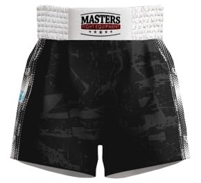 MASTERS Spodenki do Kick Lightu FIGHT Czarne WAKO