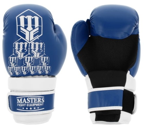 MASTERS Rękawice Otwarte ROSM-FIGHT Niebieskie WAKO
