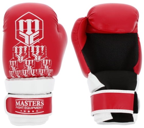MASTERS Rękawice Otwarte ROSM-FIGHT Czerwone WAKO