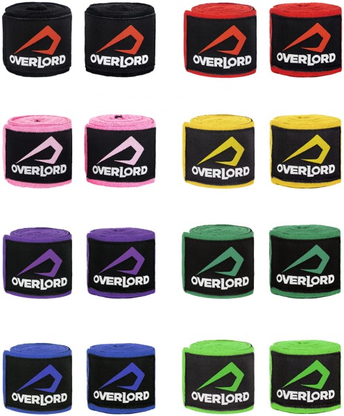 Owijki OVERLORD Bandaże Bokserskie 4,5m (bawełniane)