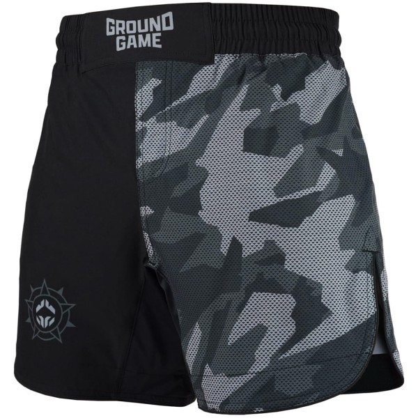GROUND GAME Lekkie Spodenki MMA Military