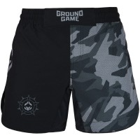 GROUND GAME Lekkie Spodenki MMA Military
