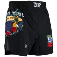 GROUND GAME Lekkie Spodenki MMA Injury Collector