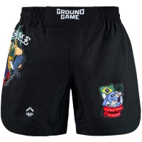 GROUND GAME Lekkie Spodenki MMA Injury Collector