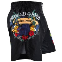 GROUND GAME Lekkie Spodenki MMA Injury Collector