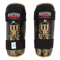 MASTERS Ochraniacze Piszczeli NA-FIGHT Czarne WAKO