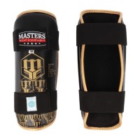 MASTERS Ochraniacze Piszczeli NA-FIGHT Czarne WAKO