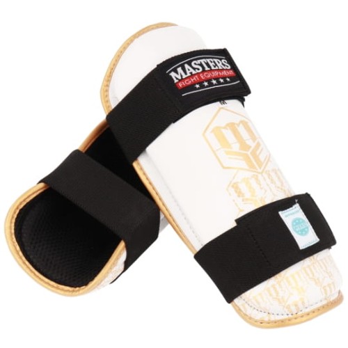 MASTERS Ochraniacze Piszczeli NA-FIGHT Białe WAKO