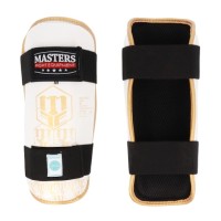 MASTERS Ochraniacze Piszczeli NA-FIGHT Białe WAKO