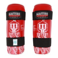 MASTERS Ochraniacze Piszczeli NA-FIGHT Czerwone WAKO