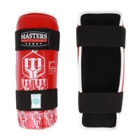 MASTERS Ochraniacze Piszczeli NA-FIGHT Czerwone WAKO