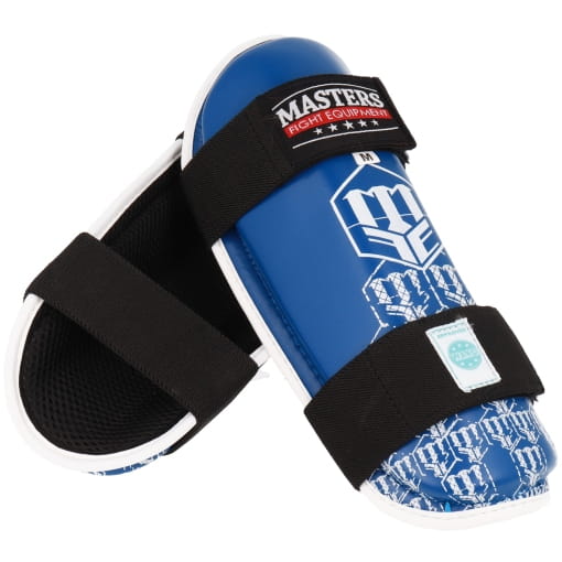 MASTERS Ochraniacze Piszczeli NA-FIGHT Niebieskie WAKO
