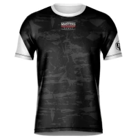 MASTERS Koszulka do Light Contactu Czarna WAKO