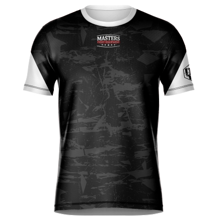 MASTERS Koszulka do Light Contactu Czarna WAKO