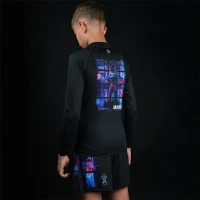 GROUND GAME Rashguard MMA Dziecięcy Cyber Samurai Długi Rękaw