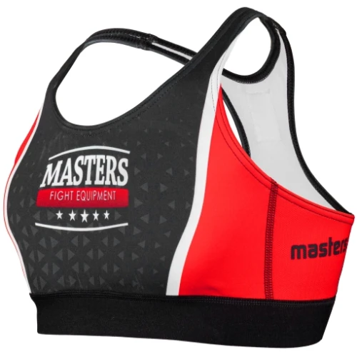 MASTERS Stanik Sportowy Top Damski COMBAT do Kickboxingu WAKO