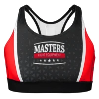 MASTERS Stanik Sportowy Top Damski COMBAT do Kickboxingu WAKO