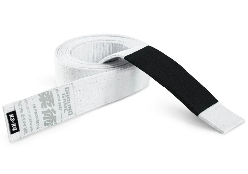 GROUND GAME Pas do BJJ Jiu Jitsu Biały Dziecięcy