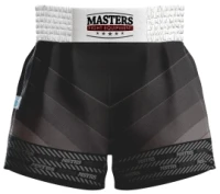 MASTERS Spodenki do K-1 Czarne WAKO