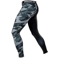 GROUND GAME Legginsy MMA Męskie Military