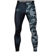 GROUND GAME Legginsy MMA Męskie Military