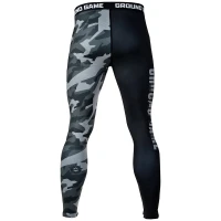 GROUND GAME Legginsy MMA Męskie Military
