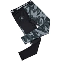 GROUND GAME Legginsy MMA Męskie Military