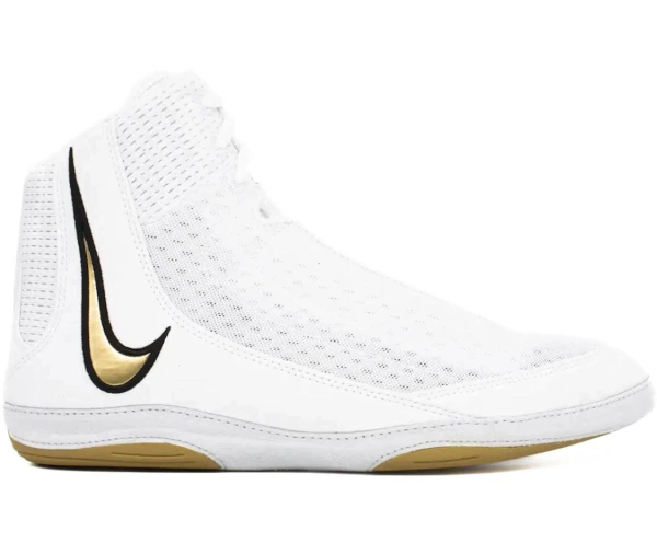 NIKE Buty Zapaśnicze / Bokserskie INFLICT 4 Biało-Złote