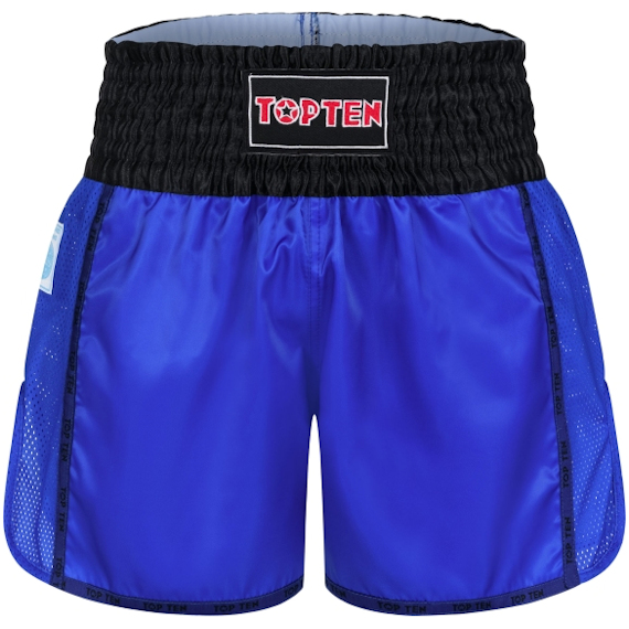 TOP TEN Spodenki do Kickboxingu KICKSOFF Niebieskie WAKO