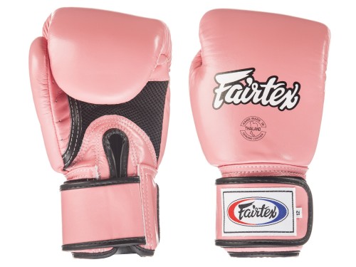 FAIRTEX Rękawice Bokserskie BGV1-B Różowe z Siateczką