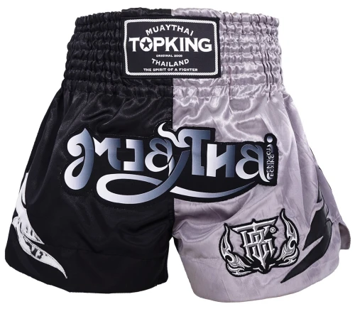 TOP KING Spodenki Muay Thai TKTBS-250 Czarno-Szare