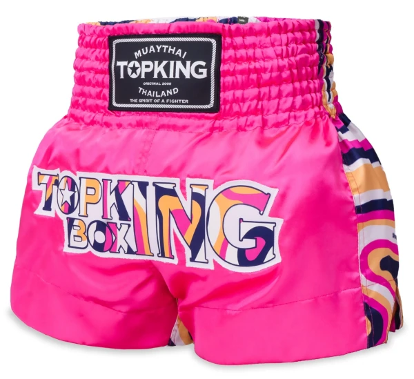 TOP KING Spodenki Muay Thai TKTBS-252 Różowe