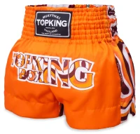 TOP KING Spodenki Muay Thai TKTBS-252 Pomarańczowe