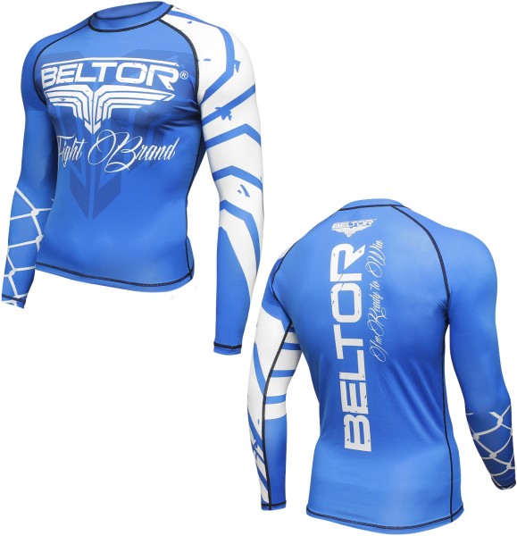 BELTOR Rashguard MMA Predator Niebiesko-Biały