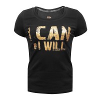 BELTOR T-shirt Damski - I Can & I Will (Slim Fit)