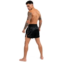 BUSHIDO Spodenki do Kickboxingu / Muay Thai V1 COMBATWEAR Czarne