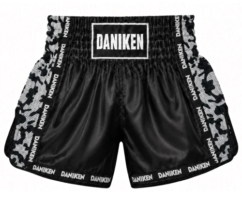 DANIKEN Spodenki do Kickboxingu / Muay Thai SPECIAL CAMO Szare
