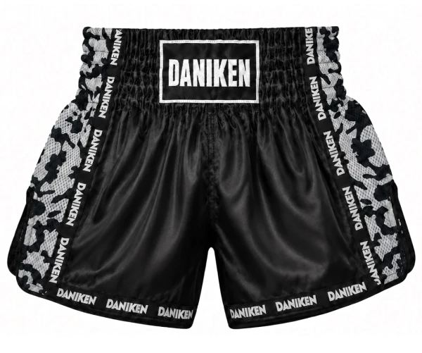 DANIKEN Spodenki do Kickboxingu / Muay Thai SPECIAL CAMO Szare