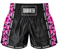 DANIKEN Spodenki do Kickboxingu / Muay Thai SPECIAL CAMO Różowe