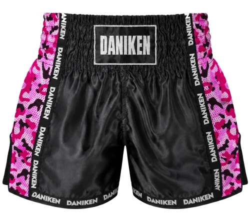 DANIKEN Spodenki do Kickboxingu / Muay Thai SPECIAL CAMO Różowe