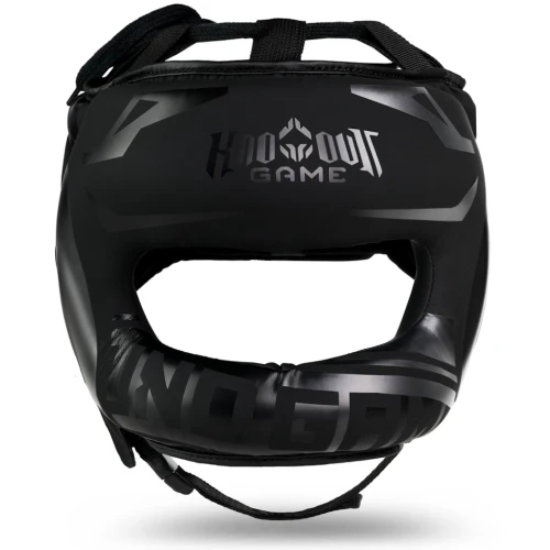 GROUND GAME Kask Bokserski Sparingowy z Osłoną Nosa STRIPE BLACK