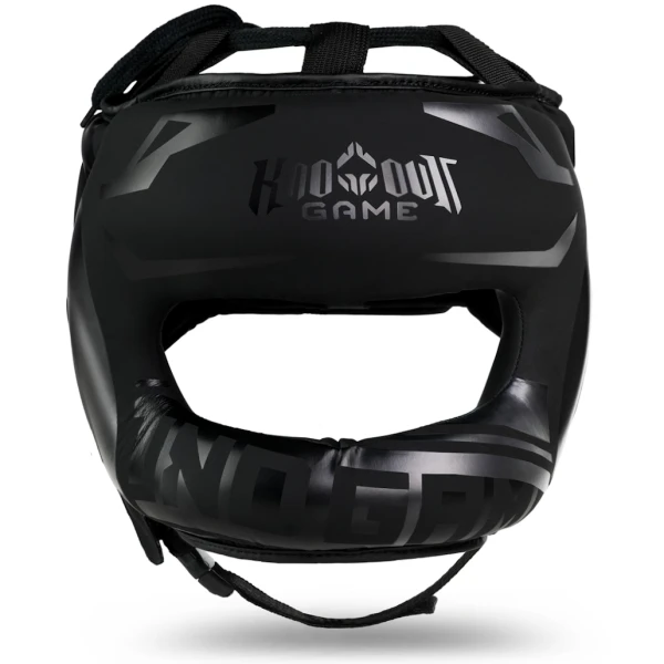 GROUND GAME Kask Bokserski Sparingowy z Osłoną Nosa STRIPE BLACK