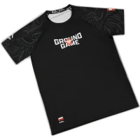 GROUND GAME Koszulka Treningowa Termoaktywna Polska 3.0 Czarna