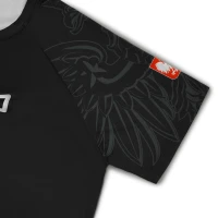 GROUND GAME Koszulka Treningowa Termoaktywna Polska 3.0 Czarna