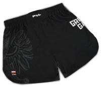GROUND GAME Lekkie Spodenki MMA Polska 3.0 Czarne