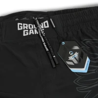 GROUND GAME Lekkie Spodenki MMA Polska 3.0 Czarne