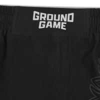 GROUND GAME Lekkie Spodenki MMA Polska 3.0 Czarne