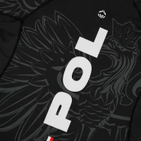 GROUND GAME Rashguard MMA Polska 3.0 Czarny Krótki Rękaw